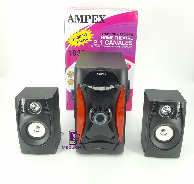 Ampex 1039 2.1 Channel Multimedia Speaker Subwoofer System